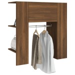 vidaXL Dulap de hol, stejar maro, 97,5x37x99 cm, lemn prelucrat vidaXL Dulap de hol, stejar maro, 97,5x37x99 cm, lemn prelucrat