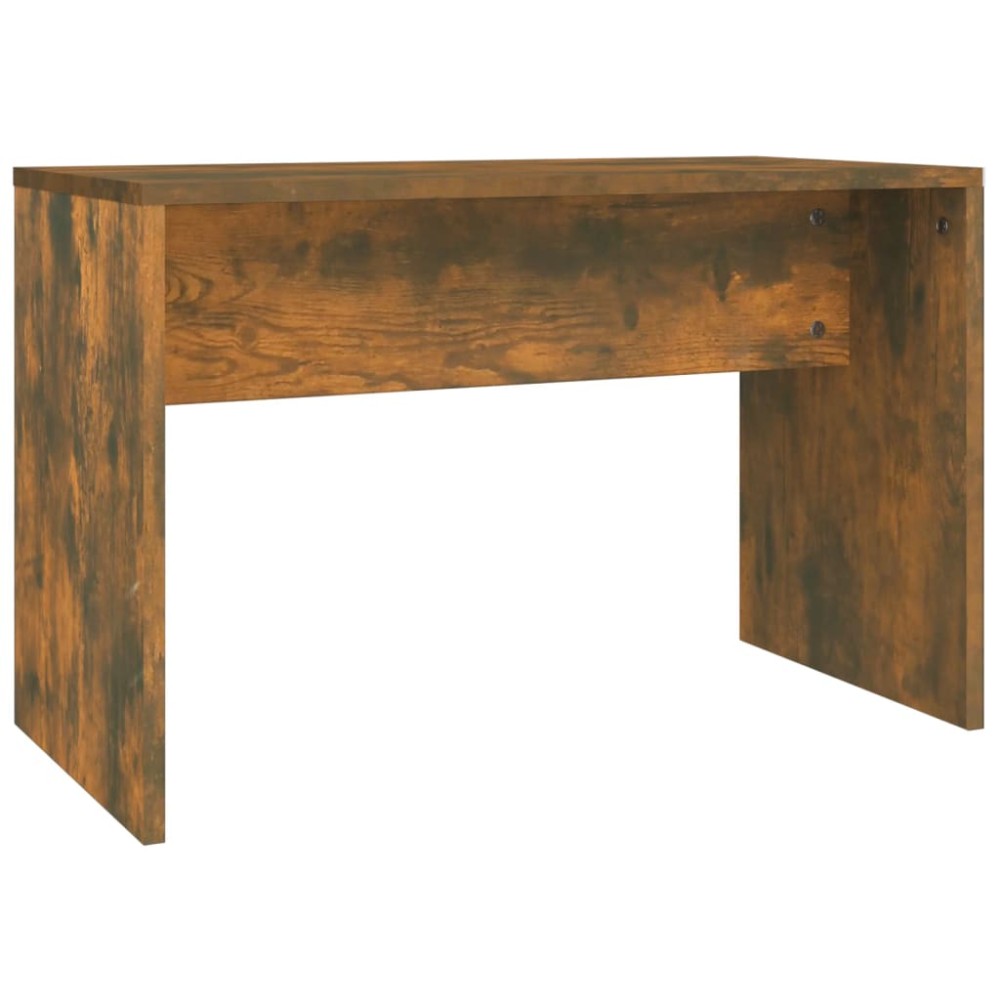 vidaXL Taburet de toaletă, stejar fumuriu, 70x35x45 cm, lemn prelucrat