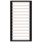 vidaXL Cadru de pat dublu, negru, 135x190 cm, lemn masiv vidaXL Cadru de pat dublu, negru, 135x190 cm, lemn masiv