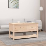 vidaXL Măsuță de cafea, 102x49x55 cm, lemn masiv de pin vidaXL Măsuță de cafea, 102x49x55 cm, lemn masiv de pin