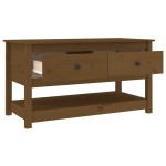 vidaXL Măsuță de cafea, maro miere, 102x49x55 cm, lemn masiv de pin vidaXL Măsuță de cafea, maro miere, 102x49x55 cm, lemn masiv de pin