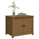 vidaXL Măsuță de cafea, maro miere, 71x49x55 cm, lemn masiv de pin vidaXL Măsuță de cafea, maro miere, 71x49x55 cm, lemn masiv de pin