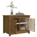 vidaXL Măsuță de cafea, maro miere, 71x49x55 cm, lemn masiv de pin vidaXL Măsuță de cafea, maro miere, 71x49x55 cm, lemn masiv de pin