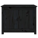 vidaXL Măsuță de cafea, negru, 71x49x55 cm, lemn masiv de pin vidaXL Măsuță de cafea, negru, 71x49x55 cm, lemn masiv de pin