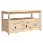 vidaXL Măsuță de cafea, 102x49x55 cm, lemn masiv de pin vidaXL Măsuță de cafea, 102x49x55 cm, lemn masiv de pin