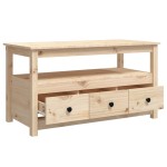 vidaXL Măsuță de cafea, 102x49x55 cm, lemn masiv de pin vidaXL Măsuță de cafea, 102x49x55 cm, lemn masiv de pin