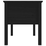 vidaXL Măsuță de cafea, negru, 102x49x55 cm, lemn masiv de pin vidaXL Măsuță de cafea, negru, 102x49x55 cm, lemn masiv de pin