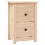 vidaXL Noptiere, 40x35x61,5 cm, lemn masiv de pin vidaXL Noptiere, 40x35x61,5 cm, lemn masiv de pin