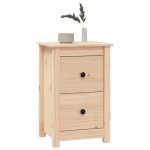 vidaXL Noptiere, 40x35x61,5 cm, lemn masiv de pin vidaXL Noptiere, 40x35x61,5 cm, lemn masiv de pin