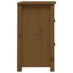vidaXL Noptieră, maro miere, 40x35x61,5 cm, lemn masiv de pin