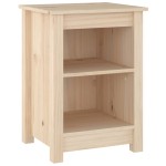 vidaXL Noptiere, 2 buc., 40x35x55 cm, lemn masiv de pin vidaXL Noptiere, 2 buc., 40x35x55 cm, lemn masiv de pin