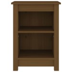 vidaXL Noptiere, 2 buc, maro miere, 40x35x55 cm, lemn masiv de pin