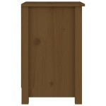 vidaXL Noptiere, 2 buc, maro miere, 40x35x55 cm, lemn masiv de pin