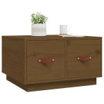 vidaXL Măsuță de cafea, maro miere, 60x53x35 cm, lemn masiv de pin vidaXL Măsuță de cafea, maro miere, 60x53x35 cm, lemn masiv de pin