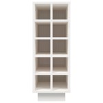 vidaXL Dulap de vinuri, alb, 23x34x61 cm, lemn masiv de pin