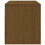 vidaXL Noptiere de perete, 2 buc., maro miere, 50x36x40 cm