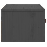 vidaXL Noptiere de perete, 2 buc., gri, 40x29,5x22 cm vidaXL Noptiere de perete, 2 buc., gri, 40x29,5x22 cm