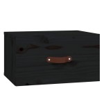 vidaXL Noptiere de perete, 2 buc., negru, 40x29,5x22 cm vidaXL Noptiere de perete, 2 buc., negru, 40x29,5x22 cm