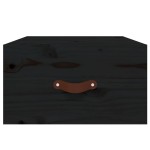 vidaXL Noptiere de perete, 2 buc., negru, 40x29,5x22 cm vidaXL Noptiere de perete, 2 buc., negru, 40x29,5x22 cm