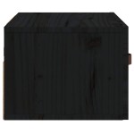 vidaXL Noptiere de perete, 2 buc., negru, 40x29,5x22 cm vidaXL Noptiere de perete, 2 buc., negru, 40x29,5x22 cm