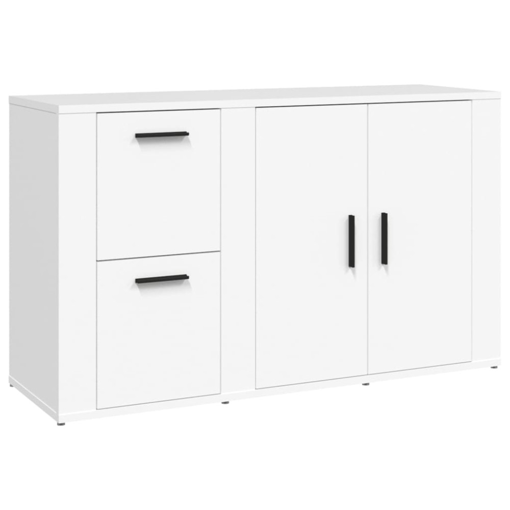 vidaXL Servantă, alb, 100x33x59,5 cm, lemn prelucrat