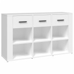 vidaXL Servantă, alb, 100x30x59,5 cm, lemn compozit