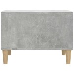 vidaXL Măsuță de cafea, gri beton, 60x50x36,5 cm, lemn compozit