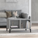 vidaXL Măsuță de cafea, gri sonoma, 60x50x36,5 cm, lemn prelucrat vidaXL Măsuță de cafea, gri sonoma, 60x50x36,5 cm, lemn prelucrat