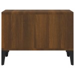 vidaXL Măsuță de cafea, stejar maro, 60x50x36,5 cm, lemn compozit vidaXL Măsuță de cafea, stejar maro, 60x50x36,5 cm, lemn compozit