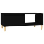 vidaXL Măsuță de cafea, negru, 90x50x36,5 cm, lemn compozit vidaXL Măsuță de cafea, negru, 90x50x36,5 cm, lemn compozit