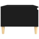 vidaXL Măsuță de cafea, negru, 90x50x36,5 cm, lemn compozit vidaXL Măsuță de cafea, negru, 90x50x36,5 cm, lemn compozit