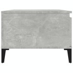 vidaXL Măsuță de cafea, gri beton, 90x50x36,5 cm, lemn prelucrat vidaXL Măsuță de cafea, gri beton, 90x50x36,5 cm, lemn prelucrat
