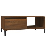 vidaXL Măsuță de cafea, stejar maro, 90x50x36,5 cm, lemn prelucrat vidaXL Măsuță de cafea, stejar maro, 90x50x36,5 cm, lemn prelucrat