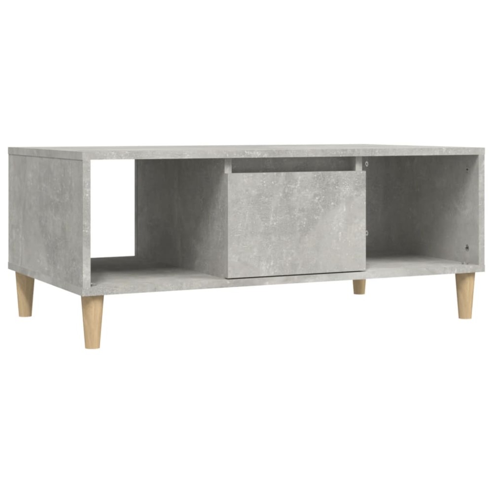 vidaXL Măsuță de cafea, gri beton, 90x50x36,5 cm, lemn prelucrat