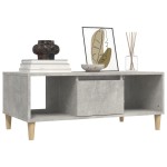 vidaXL Măsuță de cafea, gri beton, 90x50x36,5 cm, lemn prelucrat vidaXL Măsuță de cafea, gri beton, 90x50x36,5 cm, lemn prelucrat