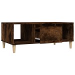 vidaXL Măsuță de cafea, stejar fumuriu, 90x50x36,5 cm, lemn prelucrat vidaXL Măsuță de cafea, stejar fumuriu, 90x50x36,5 cm, lemn prelucrat