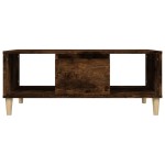 vidaXL Măsuță de cafea, stejar fumuriu, 90x50x36,5 cm, lemn prelucrat vidaXL Măsuță de cafea, stejar fumuriu, 90x50x36,5 cm, lemn prelucrat