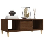 vidaXL Măsuță de cafea, stejar maro, 90x50x36,5 cm, lemn prelucrat vidaXL Măsuță de cafea, stejar maro, 90x50x36,5 cm, lemn prelucrat