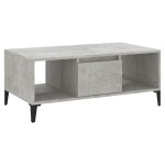 vidaXL Măsuță de cafea, gri beton, 90x50x36,5 cm, lemn prelucrat