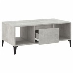 vidaXL Măsuță de cafea, gri beton, 90x50x36,5 cm, lemn prelucrat