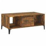 vidaXL Măsuță de cafea, stejar fumuriu, 90x50x36,5 cm, lemn prelucrat vidaXL Măsuță de cafea, stejar fumuriu, 90x50x36,5 cm, lemn prelucrat
