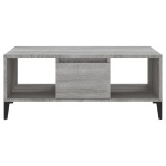 vidaXL Măsuță de cafea, gri sonoma, 90x50x36,5 cm, lemn prelucrat