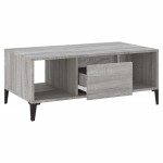 vidaXL Măsuță de cafea, gri sonoma, 90x50x36,5 cm, lemn prelucrat