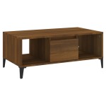 vidaXL Măsuță de cafea, stejar maro, 90x50x36,5 cm, lemn prelucrat vidaXL Măsuță de cafea, stejar maro, 90x50x36,5 cm, lemn prelucrat