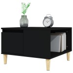 vidaXL Măsuță de cafea, negru, 55x55x36,5 cm, lemn prelucrat vidaXL Măsuță de cafea, negru, 55x55x36,5 cm, lemn prelucrat