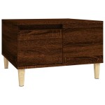 vidaXL Măsuță de cafea, stejar maro, 55x55x36,5 cm, lemn prelucrat vidaXL Măsuță de cafea, stejar maro, 55x55x36,5 cm, lemn prelucrat