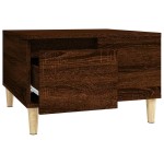 vidaXL Măsuță de cafea, stejar maro, 55x55x36,5 cm, lemn prelucrat vidaXL Măsuță de cafea, stejar maro, 55x55x36,5 cm, lemn prelucrat