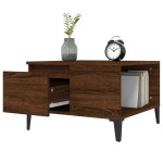 vidaXL Măsuță de cafea, stejar maro, 55x55x36,5 cm, lemn prelucrat vidaXL Măsuță de cafea, stejar maro, 55x55x36,5 cm, lemn prelucrat