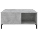 vidaXL Măsuță de cafea, gri beton, 80x80x36,5 cm, lemn prelucrat vidaXL Măsuță de cafea, gri beton, 80x80x36,5 cm, lemn prelucrat