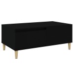 vidaXL Măsuță de cafea, negru, 90x50x36,5 cm, lemn compozit vidaXL Măsuță de cafea, negru, 90x50x36,5 cm, lemn compozit